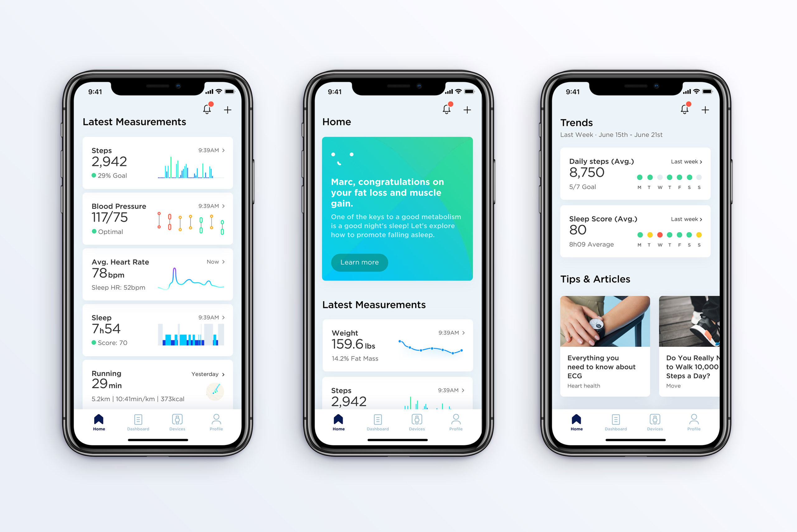 Withings sleep 2024 apple health