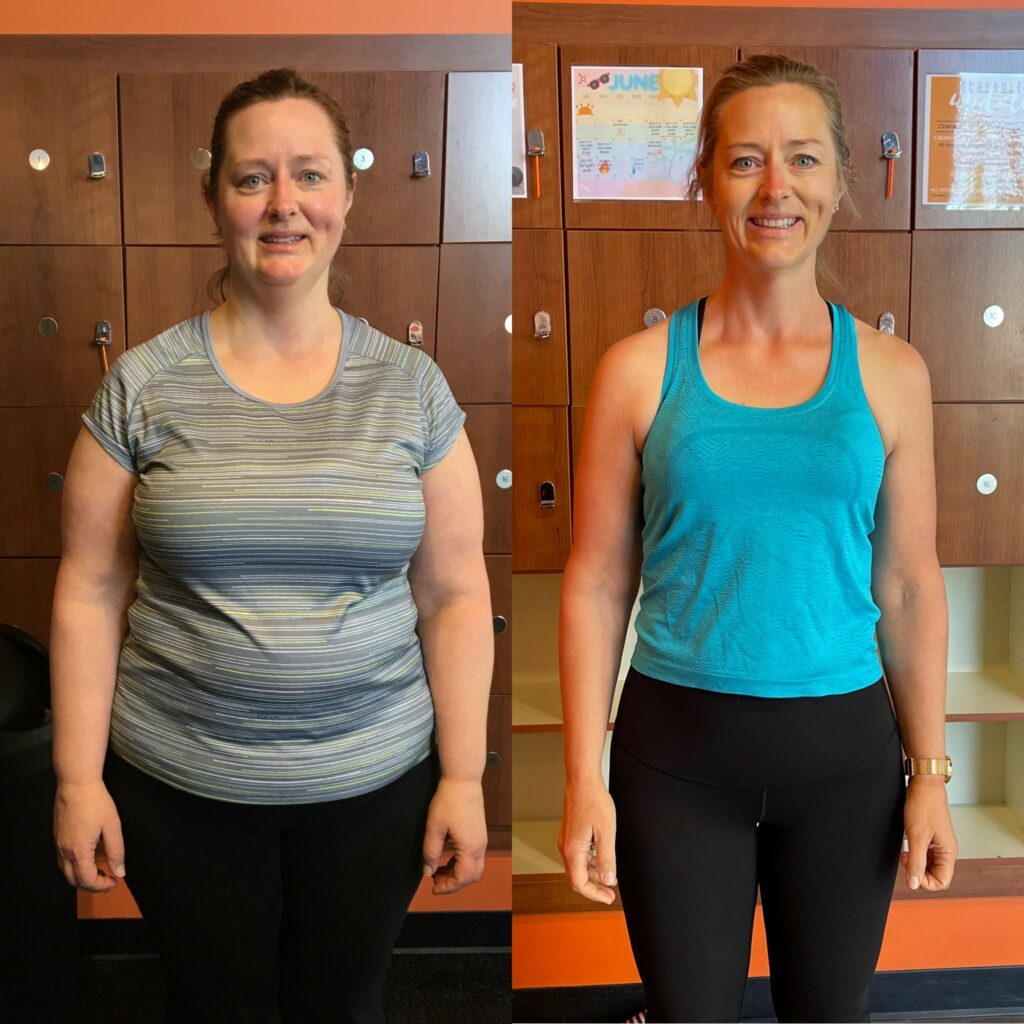 Tracy before & after
